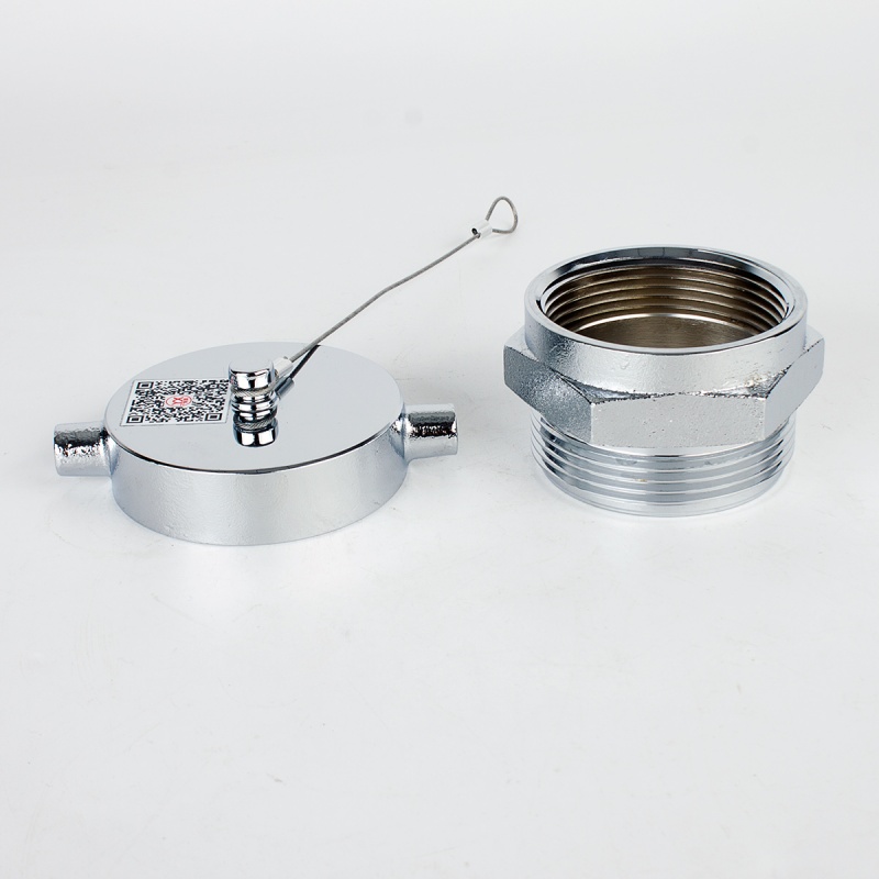 NH2.5" Female NPT + 盖子 BR 铜镀铬
