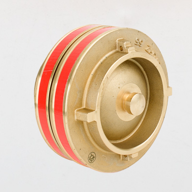 德式水消防接口（含闷盖）K81-G2 1/2&rdquo;F+盖 BR 黄铜