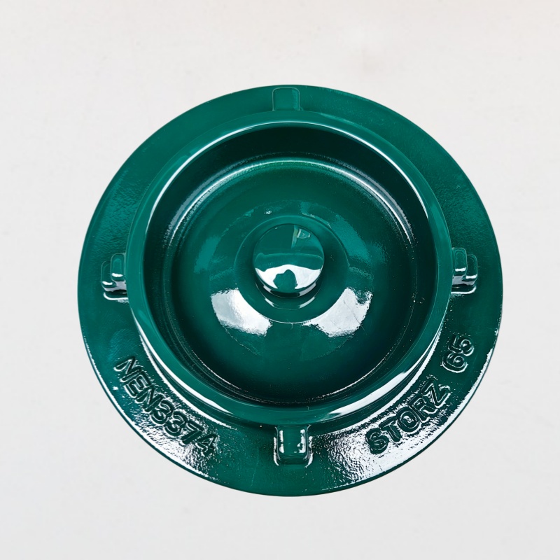 2.5&rdquo;德式水消防接口闷盖 STORZ65/G2.5"F+KA81CAP AL铝镁合金材质，表面喷涂烤漆处理